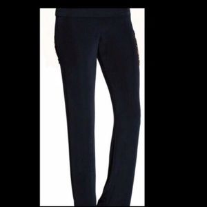 Chicos Travelers pants black pull on stretch sz 3